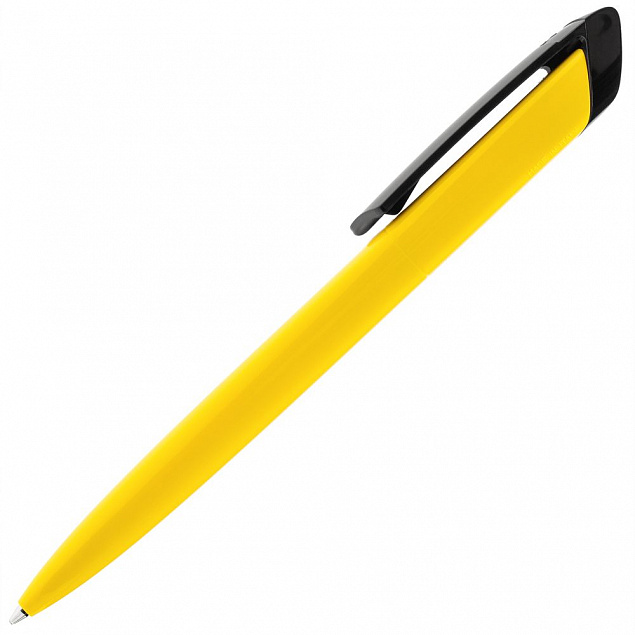 Ручка шариковая S Bella Extra, желтая с логотипом в Ставрополе заказать по выгодной цене в кибермаркете AvroraStore