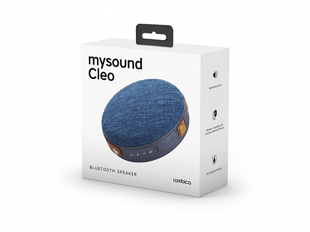 Портативная колонка «mySound Cleo», 8 Вт с логотипом в Ставрополе заказать по выгодной цене в кибермаркете AvroraStore