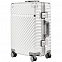 Чемодан Aluminum Frame PC Luggage V1, белый с логотипом в Ставрополе заказать по выгодной цене в кибермаркете AvroraStore