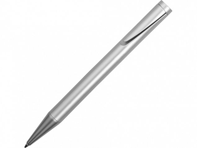 Ручка шариковая Carve, серебристый с логотипом в Ставрополе заказать по выгодной цене в кибермаркете AvroraStore