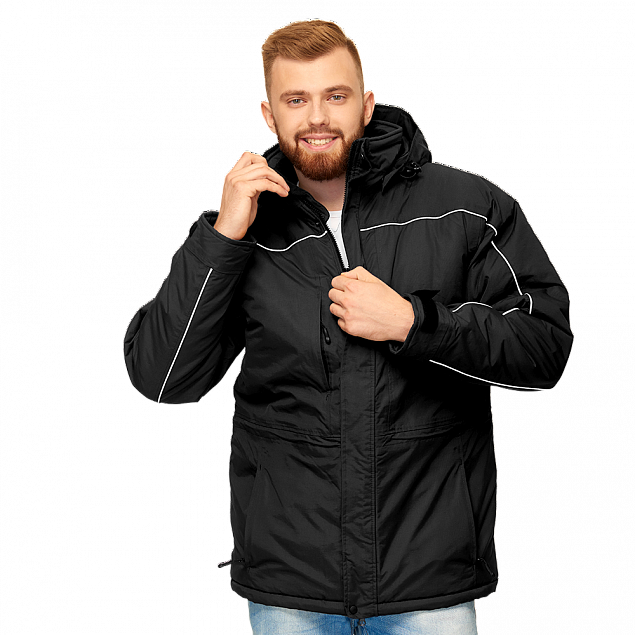 Куртка StanNorth Чёрный с логотипом в Ставрополе заказать по выгодной цене в кибермаркете AvroraStore