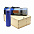 Подарочный набор Айзек, синий с логотипом в Ставрополе заказать по выгодной цене в кибермаркете AvroraStore