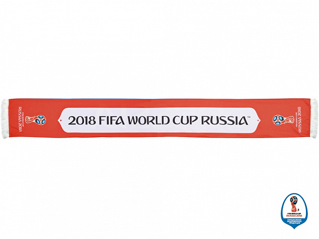Шарф Россия трикотажный 2018 FIFA World Cup Russia™ с логотипом в Ставрополе заказать по выгодной цене в кибермаркете AvroraStore
