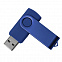 USB flash-карта DOT (16Гб), синий, 5,8х2х1,1см, пластик, металл с логотипом в Ставрополе заказать по выгодной цене в кибермаркете AvroraStore
