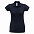 Рубашка поло женская Heavymill темно-синяя с логотипом в Ставрополе заказать по выгодной цене в кибермаркете AvroraStore