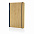 Блокнот Scribe с обложкой из бамбука, А5, 80 г/м² с логотипом в Ставрополе заказать по выгодной цене в кибермаркете AvroraStore
