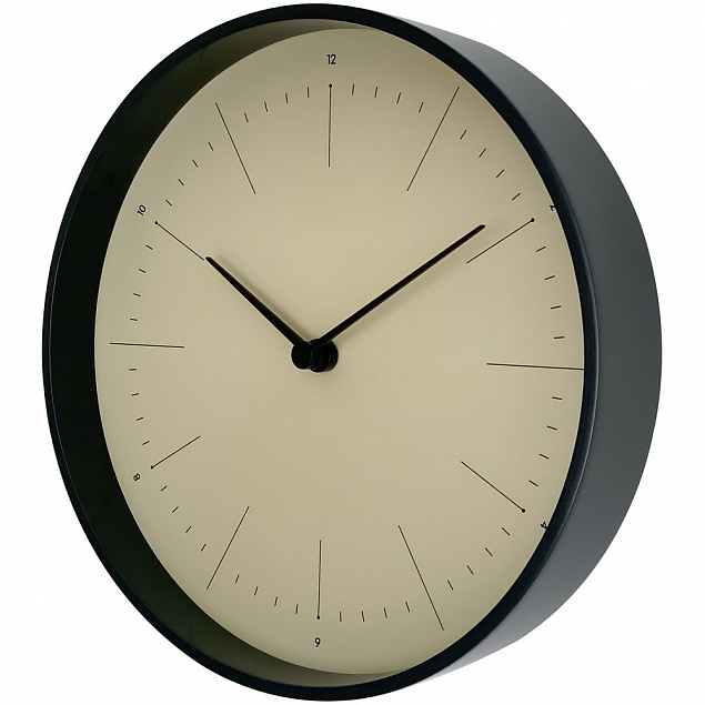 Часы настенные Jet, оливковые с логотипом в Ставрополе заказать по выгодной цене в кибермаркете AvroraStore