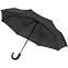 Зонт складной Lui, черный с красным с логотипом в Ставрополе заказать по выгодной цене в кибермаркете AvroraStore
