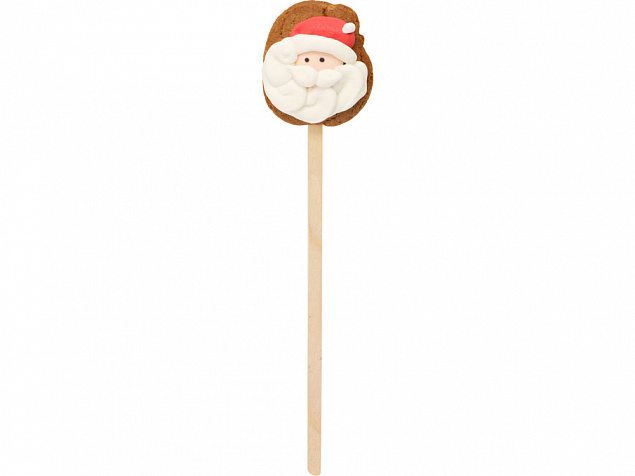 Печенье медовое Дед мороз на палочке 15 гр с логотипом в Ставрополе заказать по выгодной цене в кибермаркете AvroraStore