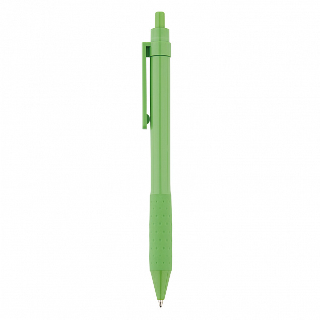 Ручка X2, зеленый с логотипом в Ставрополе заказать по выгодной цене в кибермаркете AvroraStore