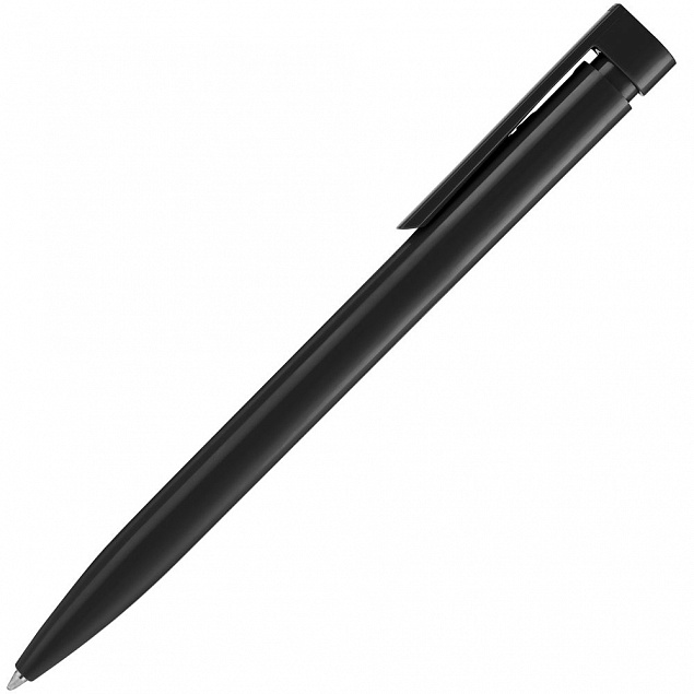Ручка шариковая Liberty Polished, черная с логотипом в Ставрополе заказать по выгодной цене в кибермаркете AvroraStore