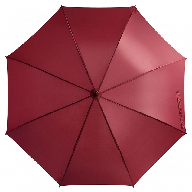 Зонт-трость Unit Promo, бордовый с логотипом в Ставрополе заказать по выгодной цене в кибермаркете AvroraStore