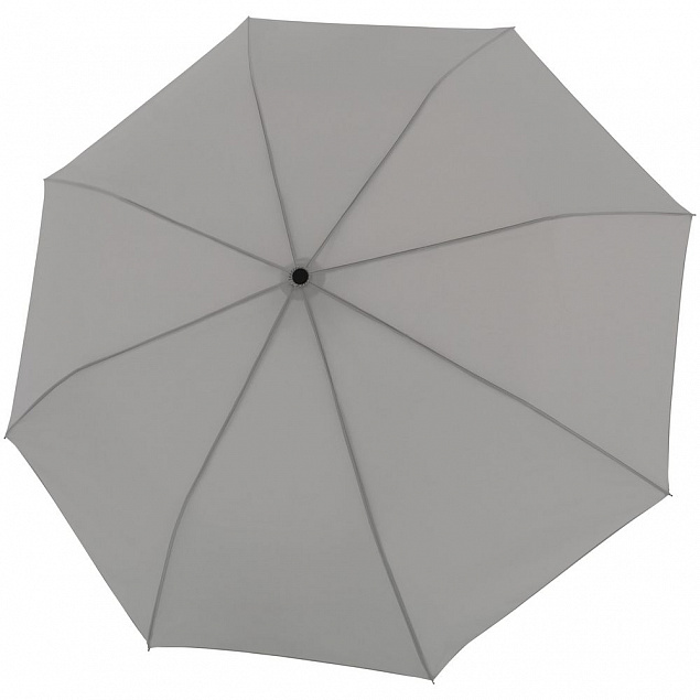 Зонт складной Trend Mini Automatic, серый с логотипом в Ставрополе заказать по выгодной цене в кибермаркете AvroraStore