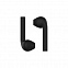 Наушники беспроводные с зарядным боксом TWS AIR SOFT, цвет черный  с логотипом в Ставрополе заказать по выгодной цене в кибермаркете AvroraStore