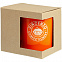 Коробка для кружки с окошком, крафт с логотипом в Ставрополе заказать по выгодной цене в кибермаркете AvroraStore