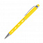 Шариковая ручка Crystal, желтая с логотипом в Ставрополе заказать по выгодной цене в кибермаркете AvroraStore