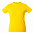 Футболка женская HEAVY LADY, желтая с логотипом в Ставрополе заказать по выгодной цене в кибермаркете AvroraStore