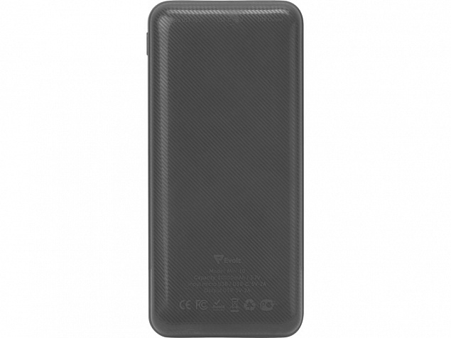 Внешний аккумулятор Evolt Mini-10, 10000 mAh, серый с логотипом в Ставрополе заказать по выгодной цене в кибермаркете AvroraStore