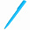 Ручка пластиковая Lavy софт-тач, голубая с логотипом в Ставрополе заказать по выгодной цене в кибермаркете AvroraStore