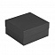 Коробка Satin, малая, черная с логотипом в Ставрополе заказать по выгодной цене в кибермаркете AvroraStore