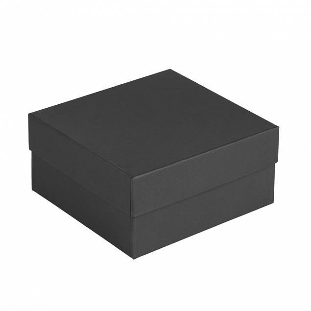 Коробка Satin, малая, черная с логотипом в Ставрополе заказать по выгодной цене в кибермаркете AvroraStore