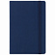 Ежедневник недатированный  Latte soft touch BtoBook, синий с логотипом в Ставрополе заказать по выгодной цене в кибермаркете AvroraStore