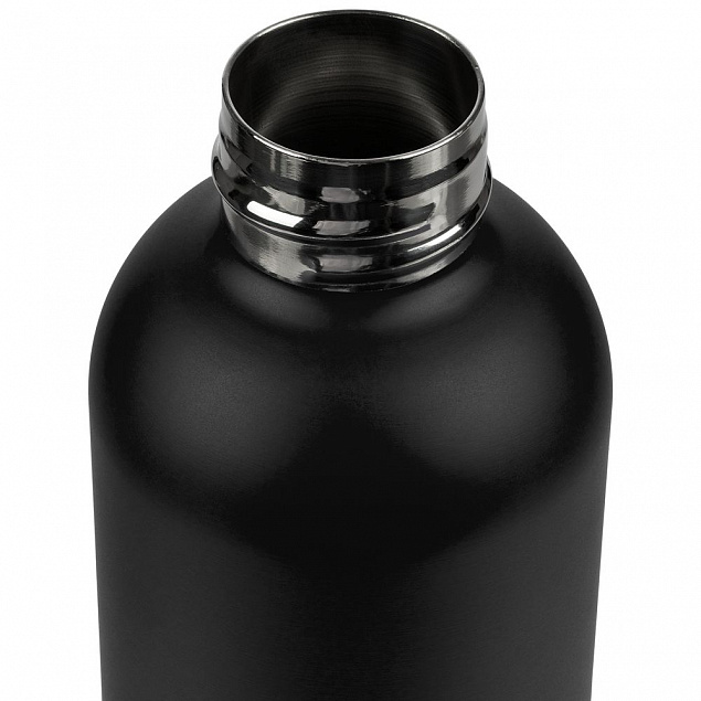 Термобутылка Glendale, черная с логотипом в Ставрополе заказать по выгодной цене в кибермаркете AvroraStore