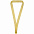 Лента для медали с пряжкой Ribbon, бронзовая с логотипом в Ставрополе заказать по выгодной цене в кибермаркете AvroraStore
