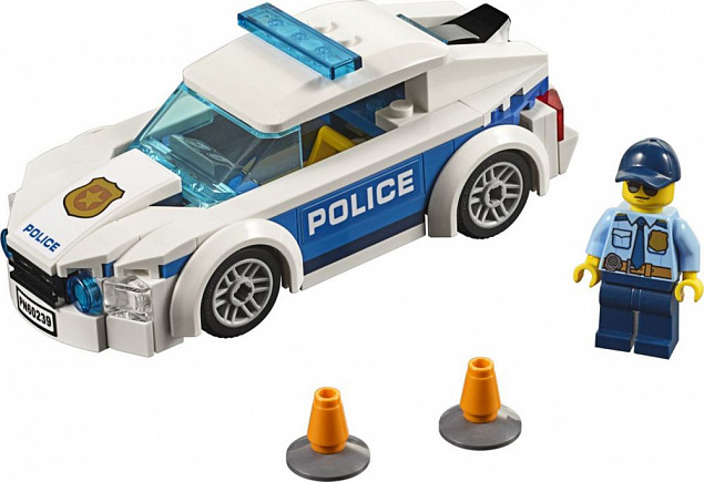Конструктор «LEGO City. Автомобиль полицейского патруля» с логотипом в Ставрополе заказать по выгодной цене в кибермаркете AvroraStore