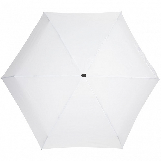 Зонт складной Five, белый с логотипом в Ставрополе заказать по выгодной цене в кибермаркете AvroraStore