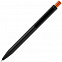 Ручка шариковая Chromatic, черная с оранжевым с логотипом в Ставрополе заказать по выгодной цене в кибермаркете AvroraStore