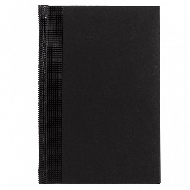 Ежедневник VELVET, А5,  датированный (2022 г.), черный с логотипом в Ставрополе заказать по выгодной цене в кибермаркете AvroraStore