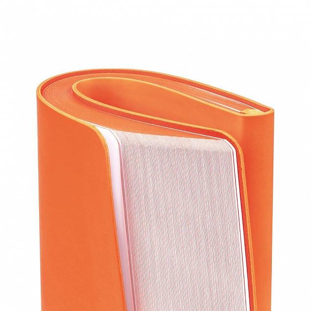 Блокнот Flex Shall, оранжевый с логотипом в Ставрополе заказать по выгодной цене в кибермаркете AvroraStore