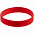 Силиконовый браслет Valley, красный с логотипом в Ставрополе заказать по выгодной цене в кибермаркете AvroraStore