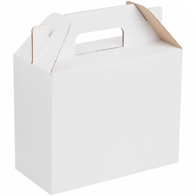 Коробка In Case S, ver.2, белая с крафтовым оборотом с логотипом в Ставрополе заказать по выгодной цене в кибермаркете AvroraStore