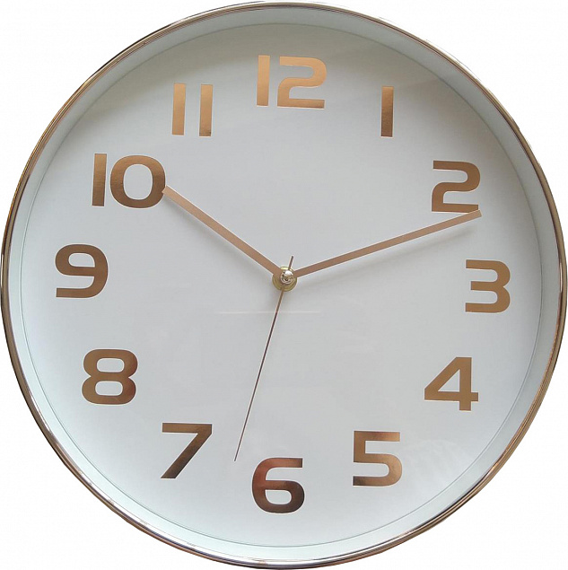 Пластиковые настенные часы с логотипом в Ставрополе заказать по выгодной цене в кибермаркете AvroraStore