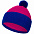 Шапка Snappy, розовая (фуксия) с синим с логотипом в Ставрополе заказать по выгодной цене в кибермаркете AvroraStore