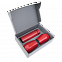 Набор Hot Box E2 grey (красный) с логотипом в Ставрополе заказать по выгодной цене в кибермаркете AvroraStore