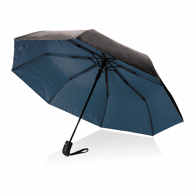 Маленький двухцветный зонт Impact из RPET AWARE™, d97 см с логотипом в Ставрополе заказать по выгодной цене в кибермаркете AvroraStore