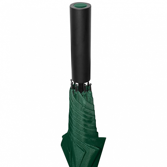 Зонт-трость Dublin, зеленый с логотипом в Ставрополе заказать по выгодной цене в кибермаркете AvroraStore