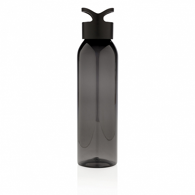 Герметичная бутылка для воды из AS-пластика, черная с логотипом в Ставрополе заказать по выгодной цене в кибермаркете AvroraStore