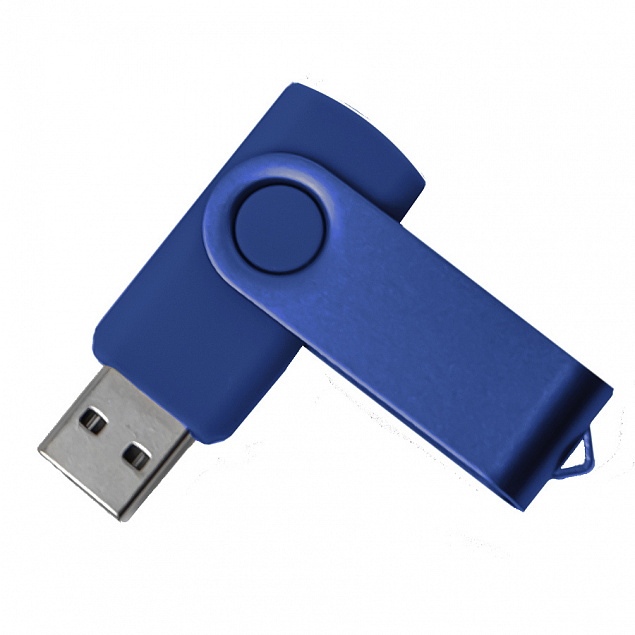 USB flash-карта DOT (8Гб), синий, 5,8х2х1,1см, пластик, металл с логотипом в Ставрополе заказать по выгодной цене в кибермаркете AvroraStore