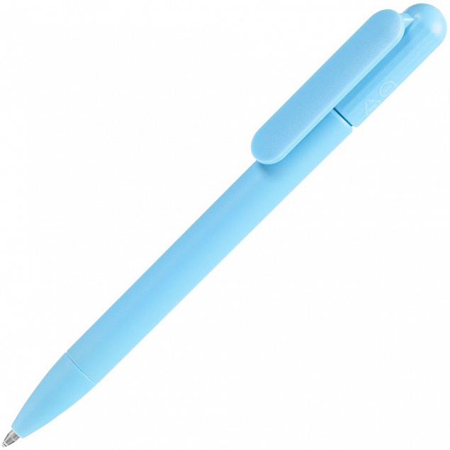 Ручка шариковая Prodir DS6S TMM, голубая с логотипом в Ставрополе заказать по выгодной цене в кибермаркете AvroraStore