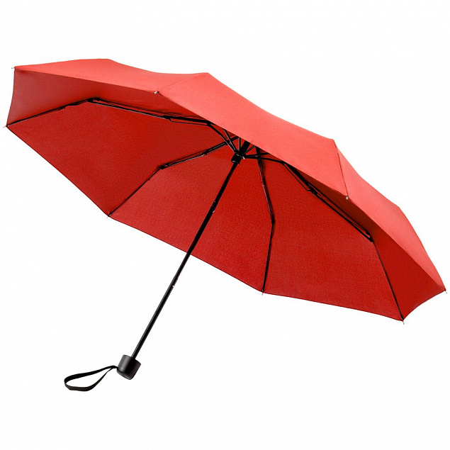 Зонт складной Hit Mini ver.2, красный с логотипом в Ставрополе заказать по выгодной цене в кибермаркете AvroraStore
