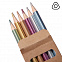 Набор цветных карандашей METALLIC, 6 цветов с логотипом в Ставрополе заказать по выгодной цене в кибермаркете AvroraStore