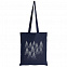 Холщовая сумка Silver Christmas, темно-синяя с логотипом в Ставрополе заказать по выгодной цене в кибермаркете AvroraStore