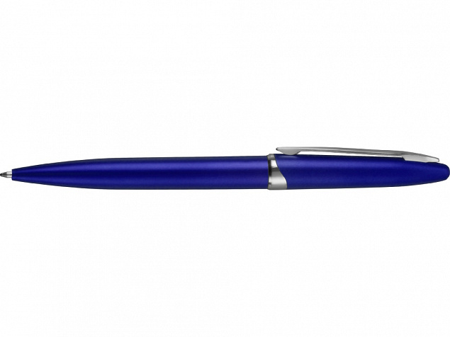 Ручка шариковая Империал, синий металлик с логотипом в Ставрополе заказать по выгодной цене в кибермаркете AvroraStore