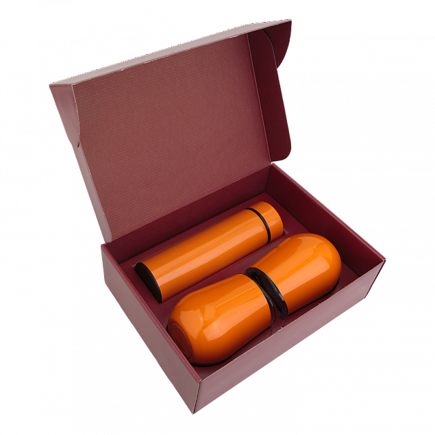Набор Hot Box C2 red (оранжевый) с логотипом в Ставрополе заказать по выгодной цене в кибермаркете AvroraStore