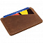 Чехол для карточек inStream, коричневый с логотипом в Ставрополе заказать по выгодной цене в кибермаркете AvroraStore