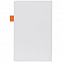 Ежедневник White Shall, недатированный, белый с оранжевым с логотипом в Ставрополе заказать по выгодной цене в кибермаркете AvroraStore